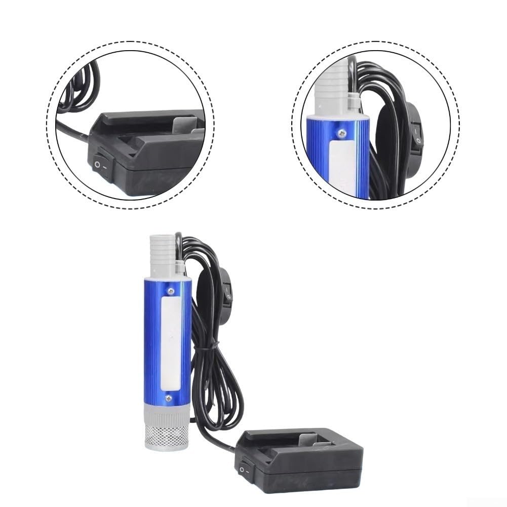 KiraKira Elektryczna pompa do transferu oleju, 21 V, bezprzewodowy ekstraktor płynu napędowego, 120 W, stop aluminium, do wymiany oleju silnikowego, z portem USB, rura 10 m