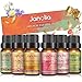 Janolia Oli essenziali, puri naturali, set di oli essenziali naturali per diffusori, oli essenziali per umidificatori, oli essenziali per umidificatori, set regalo, olio essenziale ideale per casa immagine