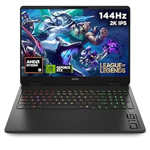 HP OMEN 16" Gaming Laptop | AMD Ryzen 9 8940HX | 32GB RAM | 1TB SSD | NVIDIA GeForce RTX 5070 | 144 Hz 2K IPS Anti-glare Display | Windows 11 Home | AMD FreeSync Technology | Fast Charge | 16-ap0801sa