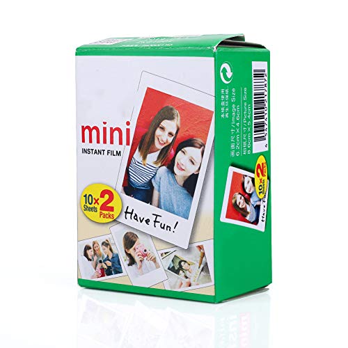 Film Instax Mini pour remplacer vos recharges vides d'appareil photo Fuji classique 20 feuilles