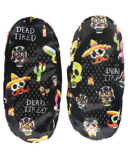 Image of Lazy One Fuzzy Feet Slippers for Women, Cute Fleece-Lined House Slippers, Cute Slipper Socks