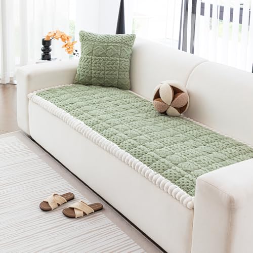 DREAMINGO Non Slip Fuzzy Couch Cover for Dogs, Washable Pet Sofa Protector - image 1