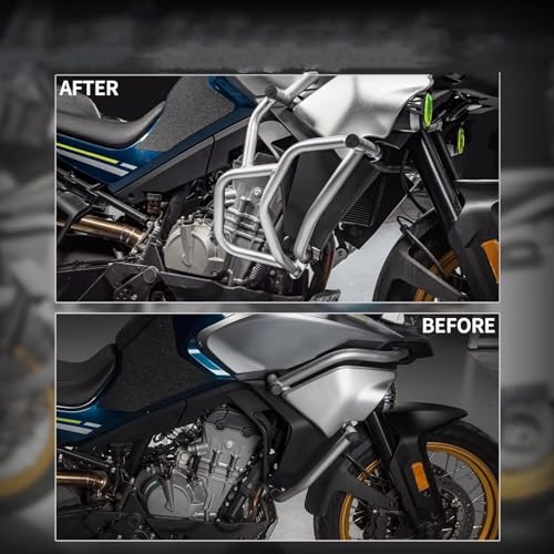 Crash Bars CFMOTO 800MT Pour Éviter les Rayures du Moteur Noir - 3