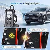 mucar OBD2 Scanner Universal OBD II code reader, CDL20 OBD2/EOBD Car Fault Diagnostic Tool with Full OBD2 Functions,Code Scanner for OBDII Protocol Vehicles Black - Image 3