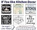 Kitchen Measures and Conversions Wall Art - Unique Kitchen Wall Decor, Measurement Chart Print, Kitchen Guide Poster, Great Gift for Cook and Bakers, 11x14 Unframed Prints
