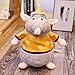 ZHEBUSHISHUAWO 25cm Simulazione Kawaii Simulazione Vestita Mouse Peluche Mascotte Decorazione della Casa Ragazzo Ragazza Regalo Giallo