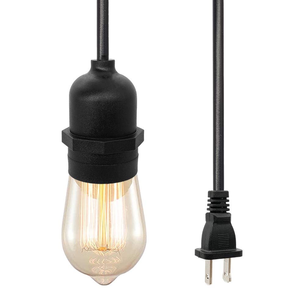 Buy WimiSom Vintage Plug in Hanging Light Kit, Mini Pendant Light