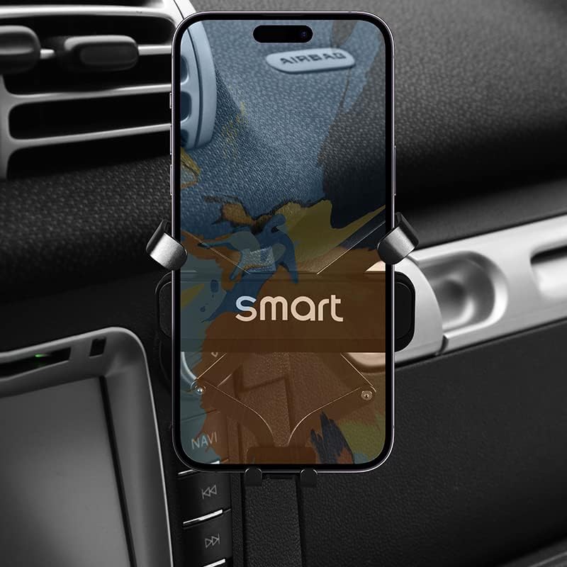 Handy Autohalterung für Smart 451 Fortwo, Lüftung Handyhalter Auto, 360 Grad Vent KFZ Halterung,B Gravity Sensor