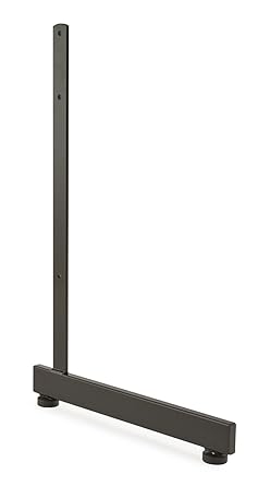 Econoco L-Shaped Leg for Grid Panel, Black (Pack of 12)