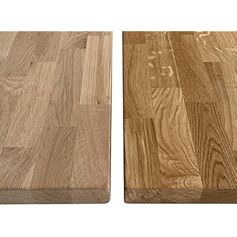 IVERICO® - Tablero de Madera Maciza, Roble Natural Cover