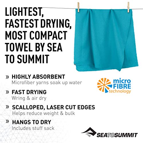 Toalha de Microfibra Airlite Towel 2019 Sea to Summit - Tamanho XL Cor:Azul
