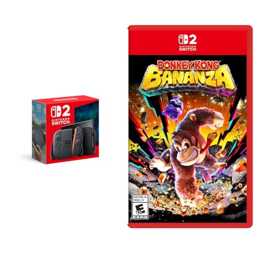 Image of Nintendo Switch 2 System with Donkey Kong Bananza Game Bundle