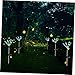 POPETPOP Led Light Ground Lamp for Garden Pathway Solar Power Outdoor Lighting Tool