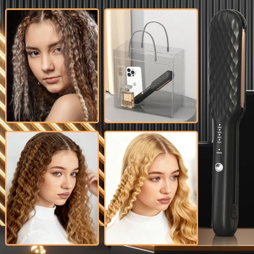 Fer à gaufrer les cheveux pour coiffure volumineuse