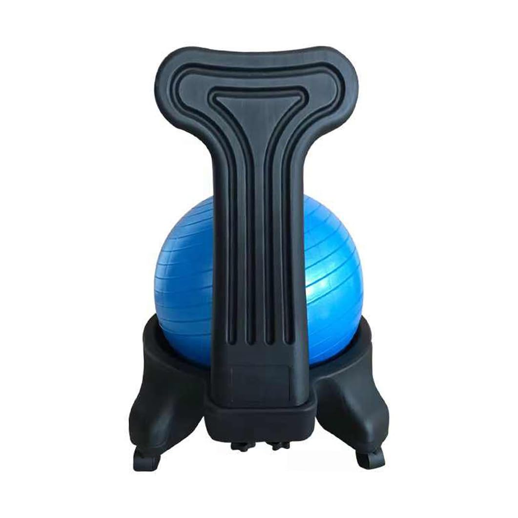 BZJPRFC Balance Ball Chair with Wheels And Back Support