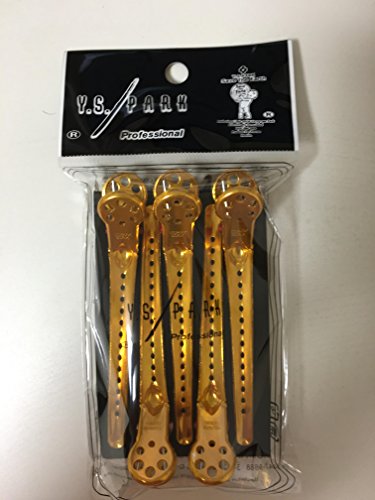 YS Park 8 Pcs. of Clips Shark - (Gold Metal)