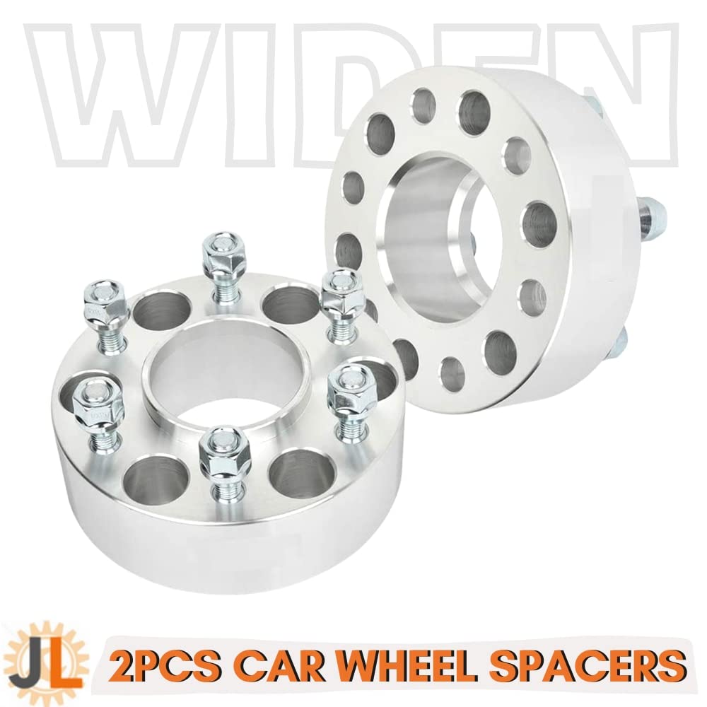 JINGLING 38 MM/1.5 "6 Lug dystanse kół PCD 6X139.7 otwór piasty 78.1MM M14X1.5 kute dla Silverado 1500 Avalanche Tahoe dla Sierra 1500 Yukon 2 szt.