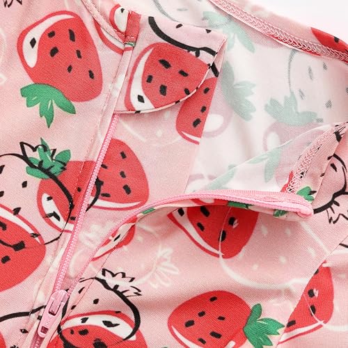 Image of Baby One-Piece Footies Long Sleeve Rompers 2-Way Zipper, Viscose from Bamboo Baby Bodysuit Clothes for Boys Girls