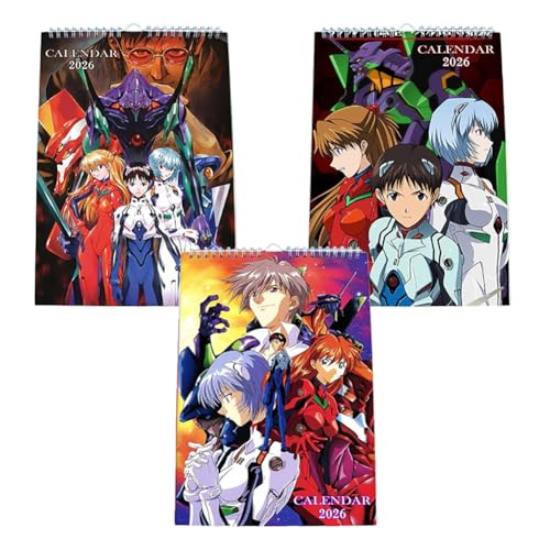 Amazon.co.jp: 新世紀エヴァンゲリオン 壁掛けカレンダー 2026 EVA