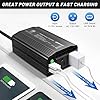 BESTEK 300W Power Inverter DC 12V to 110V AC, Durable Aluminum Housing Car Charger Adapter with 4.8A Dual USB Fast Charging Port, Car Plug in Cigarette Lighter Outlet for Laptop #3