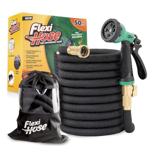 Expandable Garden Hose with Multi-function Nozzle