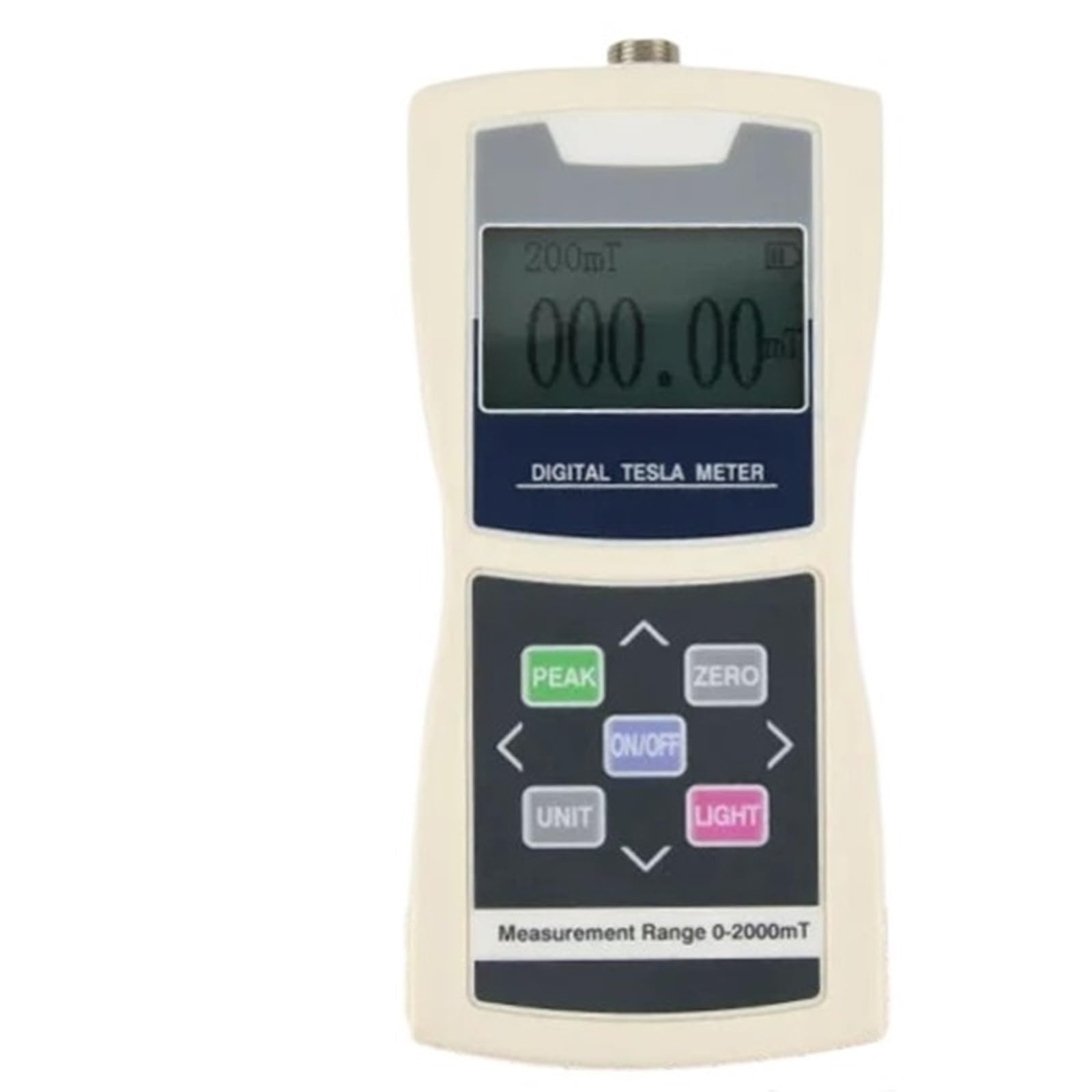 Medidor de campos electromagnéticos Medidor Digital De 0-2400mt, Imán Permanente, Gauss, Prueba Campo Superficie Flujo Magnético Portátil para construcciones(Accuracy2.0)