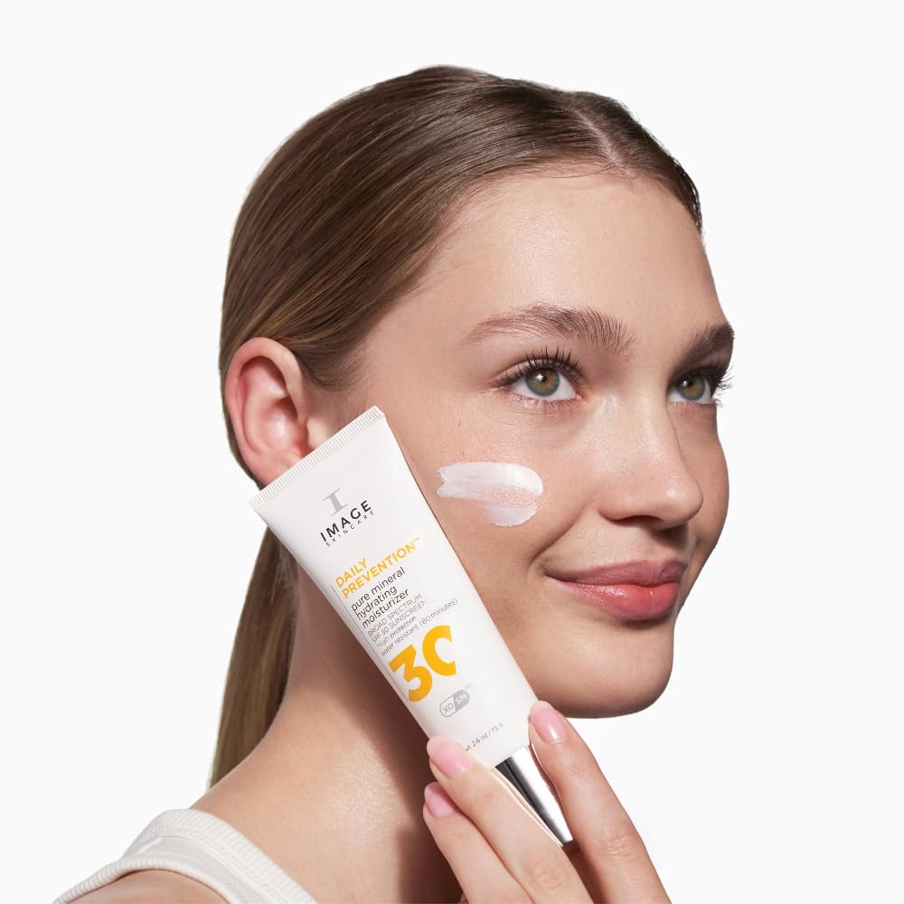 Image Skincare - Daily Prevention Pure Mineral Hydrating Moisturizer SPF 30-73g – Sonnenschutz - Leichte Tagescreme mit Hyaluronsäure & Ectoin für strahlende Haut