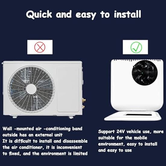 Presad'Aria Universale Per A/C Camper E Autobus - Deflettore Rotondo Regolabile 75mm, Materiale ABS - Foto 9