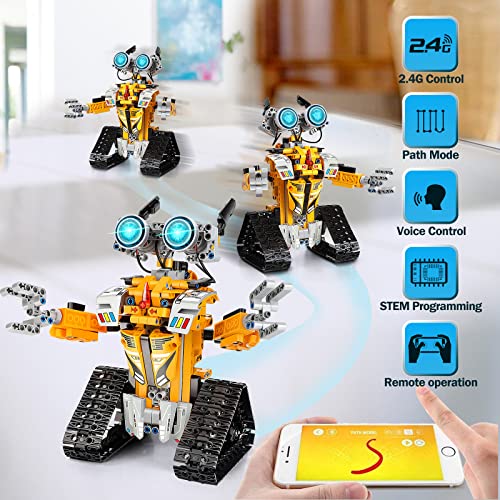 Jojo&Peach Stem Projects For Kids Ages 8-12, Remote & App Controlled Robot Building Kit Birthday Gifts Toys For 8 9 10 12-15 Years Old Teen Boys Girls(468 Pieces) #TOP2