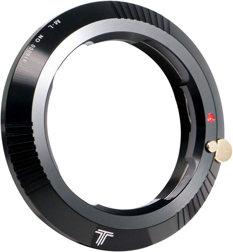 TTArtisan Lens Adapter for Leica M Lens to Leica S/SL/CL Mount Camera,Panasonic S Mount Camera,Sigma FP Mount Camera Body Black