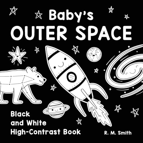 Image of Baby's Outer Space: Black and White High-Contrast Book (Baby's High-Contrast Books)