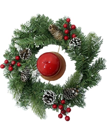 Kit Arranjo De Mesa Castiçal Centro Natal Vela Bola Clássica