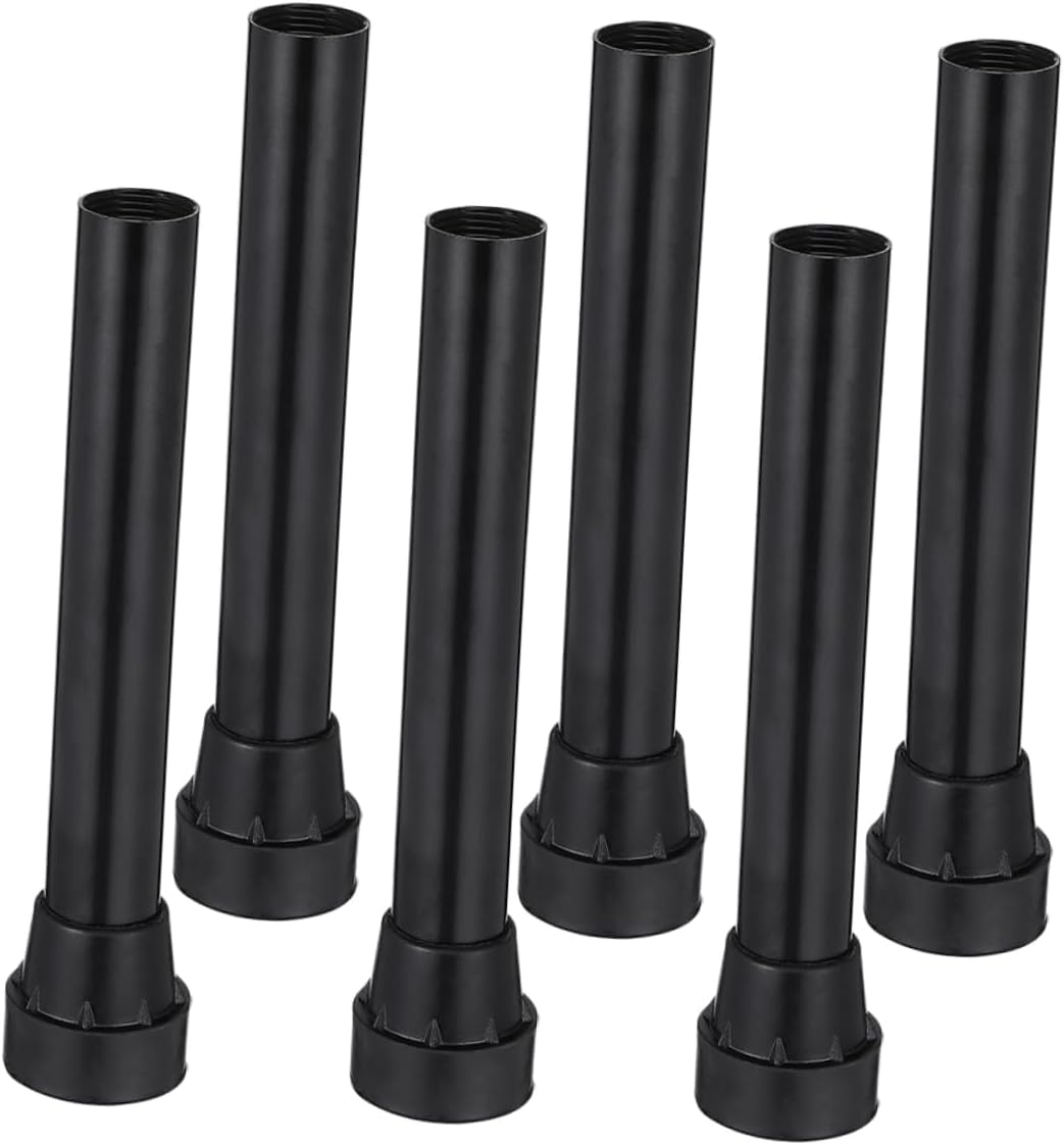 Toyvian 6pcs Trampoline Leg Tubes Non- Pad Stainless Steel Replacement Parts for Outdoor Trampolines Easy Installation for Enhanced Safety and Stability