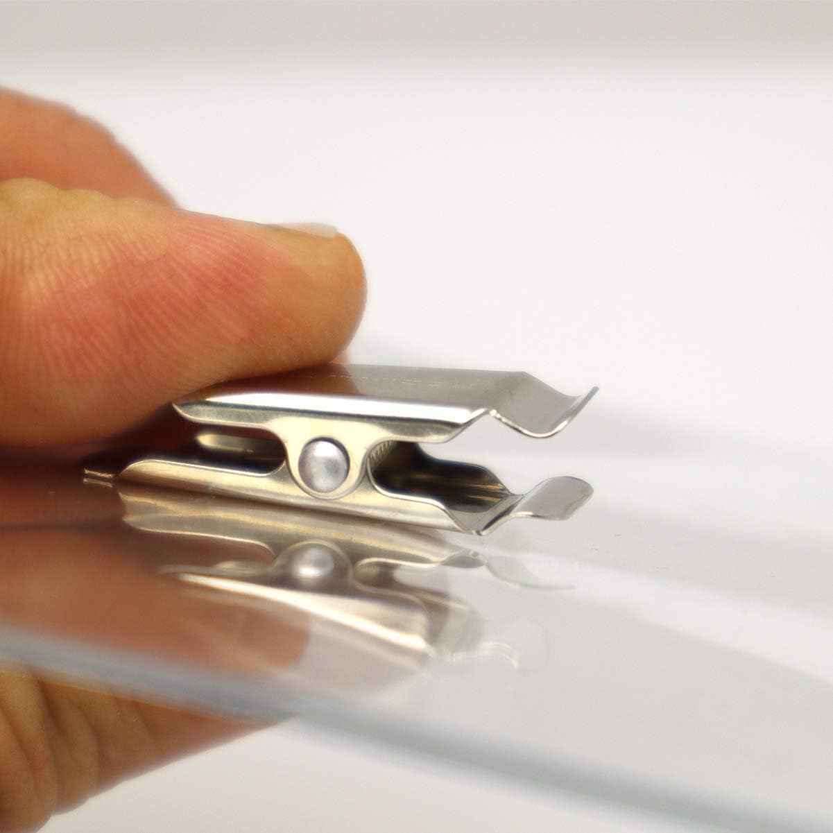 Bulk 25 Pack - Premium Event Badge Holder 4x3 with Clothing Friendly Clip - Clear Vinyl Plastic Top Load 3x4 Horizontal Name Tag Protector Sleeve for Work Meeting, Conference by Specialist ID - Image 2