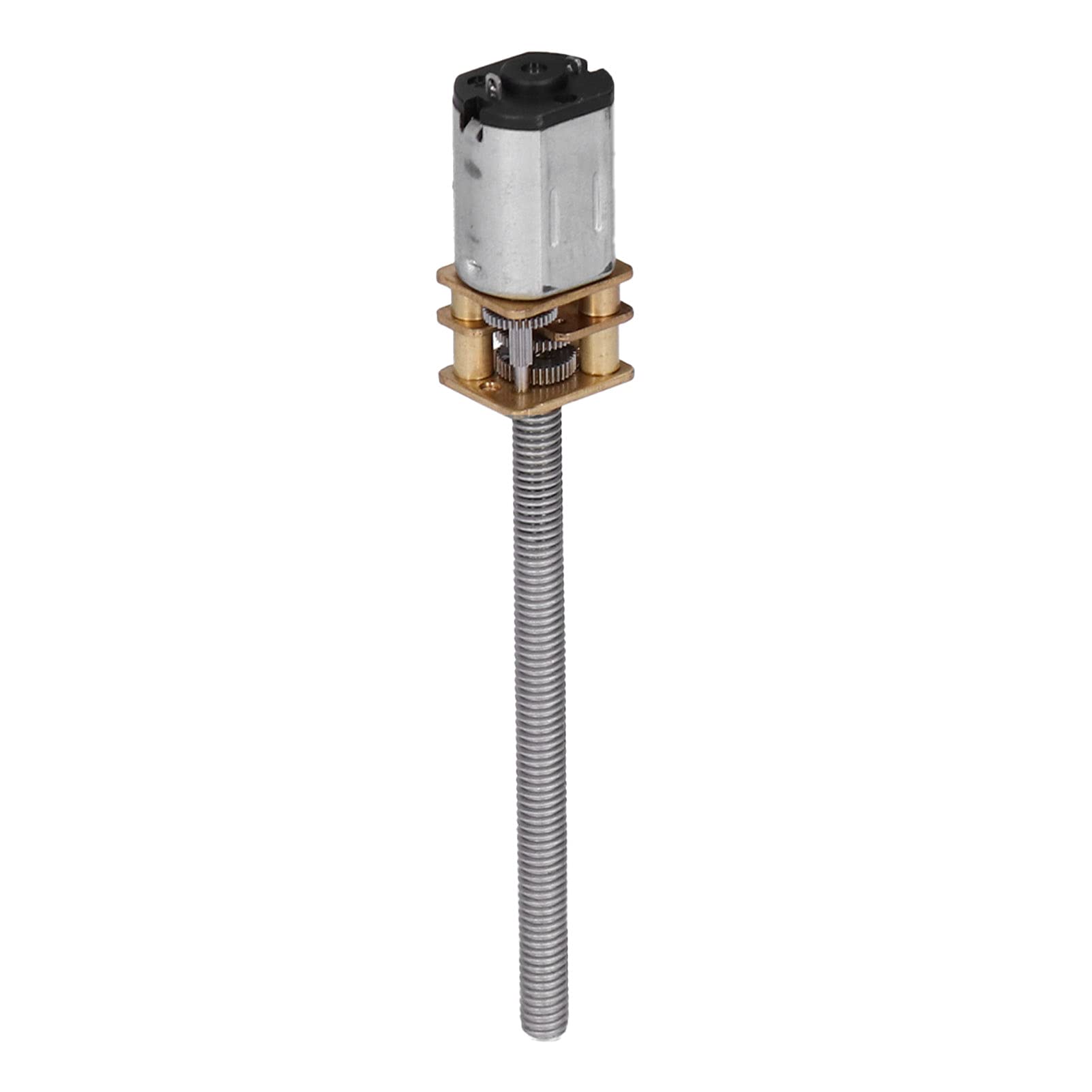 Drehzahlreduzierungsmotor, DC 6 V Lineargetriebemotor, Elektrisches Leitspindelgetriebe M4 X 55 Mm, 180 U/min, Motor mit Gewindeausgangswellenführung, Linearbewegungs-Leitspindeln