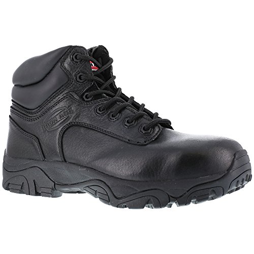 Image of Iron Age Mens Trencher Electrical Composite Toe Work Safety Shoes Casual - Black