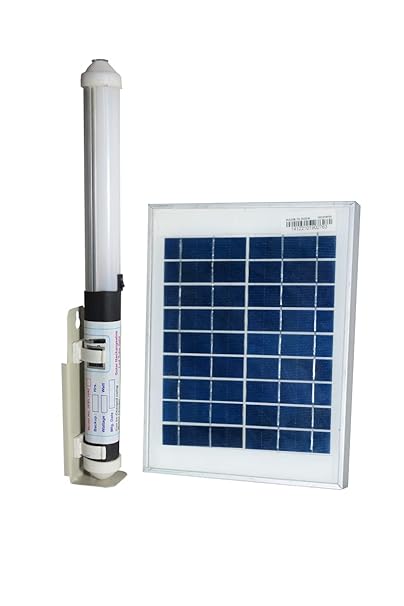 JADHAV POWERTECH Solar Led Home Lightning Stik Light | Solar Panel | Led Light | Powder Coated Stand | Inbuilt Lithium Ion Battery