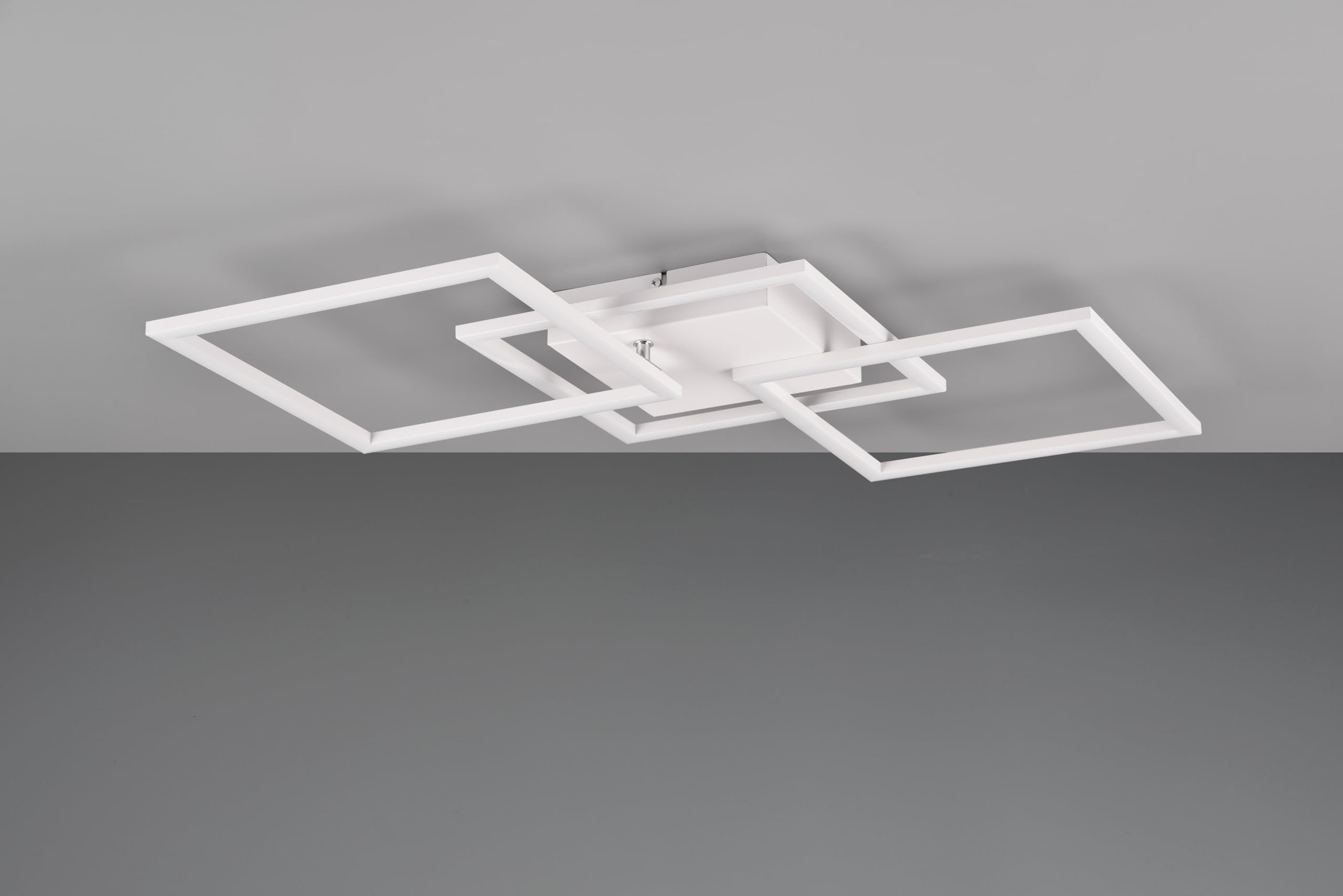 Reality LED - Lampada da soffitto Trail R64493131, in metallo bianco opaco, con LED, 31 Watt
