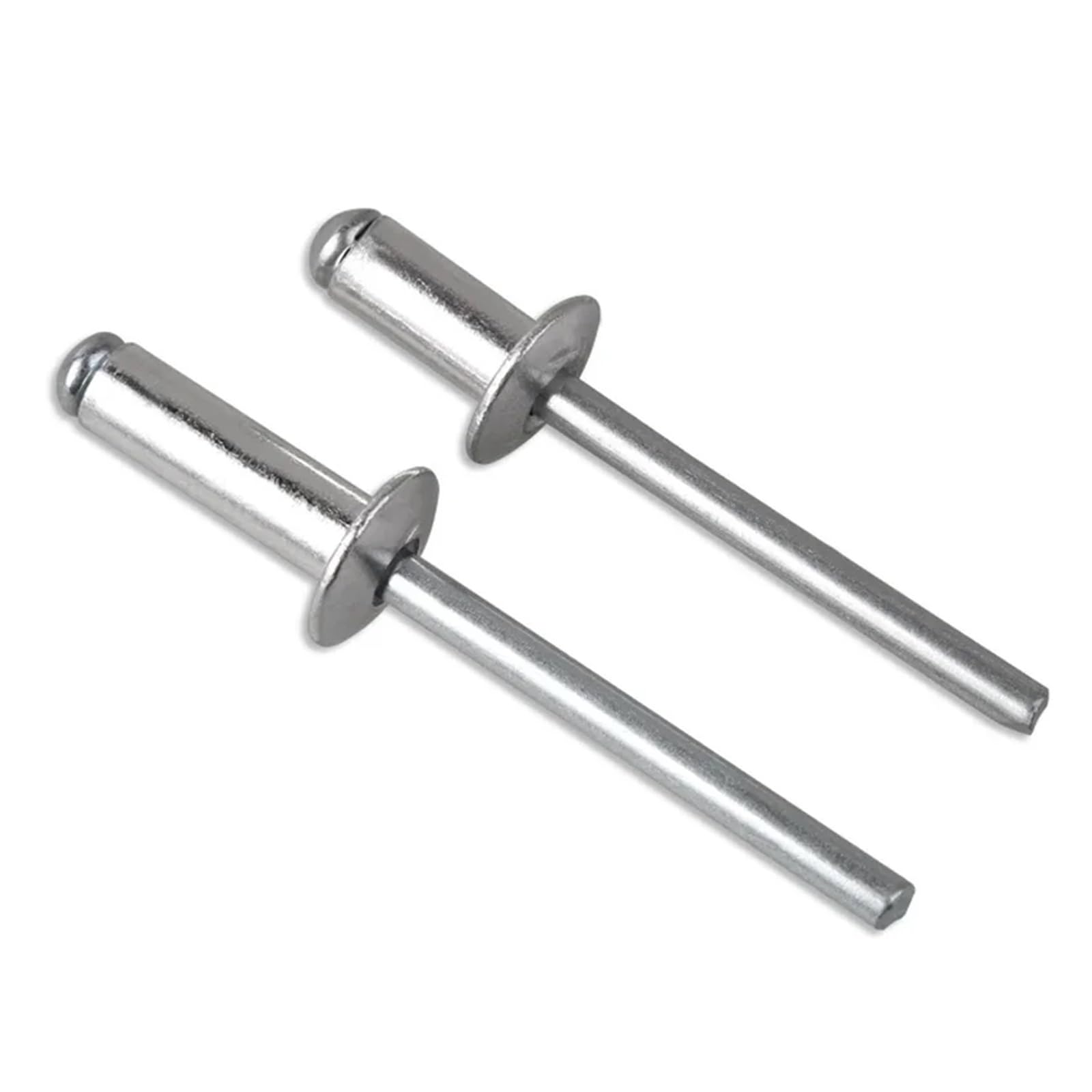 Rivet à tête ronde en aluminium, M2 M2.4 M2.8 M3 M3.2 M3.6 M4 M5 M6 M6.4, tête de dôme d'ancrage, tige en acier aveugle, mandrin d'échappement(10mm,M6.4 (10Pcs))