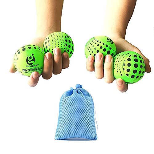 4 Pieces of Washable Juggling Balls for Beginners, Soft Easy Juggling Ball Set of 4 100g each Multiple Practice Juggling Ball Kits for Adults