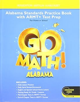 Paperback Houghton Mifflin Harcourt Go Math! Alabama: Student Edition Practice Book Grade K Book