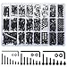 1260 STK M2 M3 M4 Schrauben Set, Zylinderschrauben mit Innensechskant Schrauben Set, Sechskantschrauben und Muttern und Unterlegscheiben Sortiment Set, Schwarz Maschinenschrauben Gewindeschrauben Set Ort mit günstig Kaufen-1260 STK M2 M3 M4 Schrauben Set, Zylinderschrauben mit Innensechskant Schrauben Set, Sechskantschrauben und Muttern und Unterlegscheiben Sortiment Set, Schwarz Maschinenschrauben Gewindeschrauben Set
