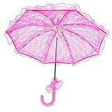 Créateur d'ambiance romantique : orné de magnifiques ornements en dentelle, ce parapluie crée une atmosphère romantique et douce, ce qui en fait un accessoire enchanteur pour les occasions spéciales.