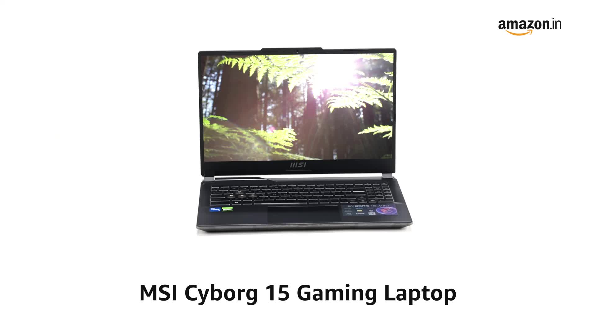 MSI Cyborg 15, Intel 12th Gen. i5-12450H, 40CM FHD 144Hz Gaming