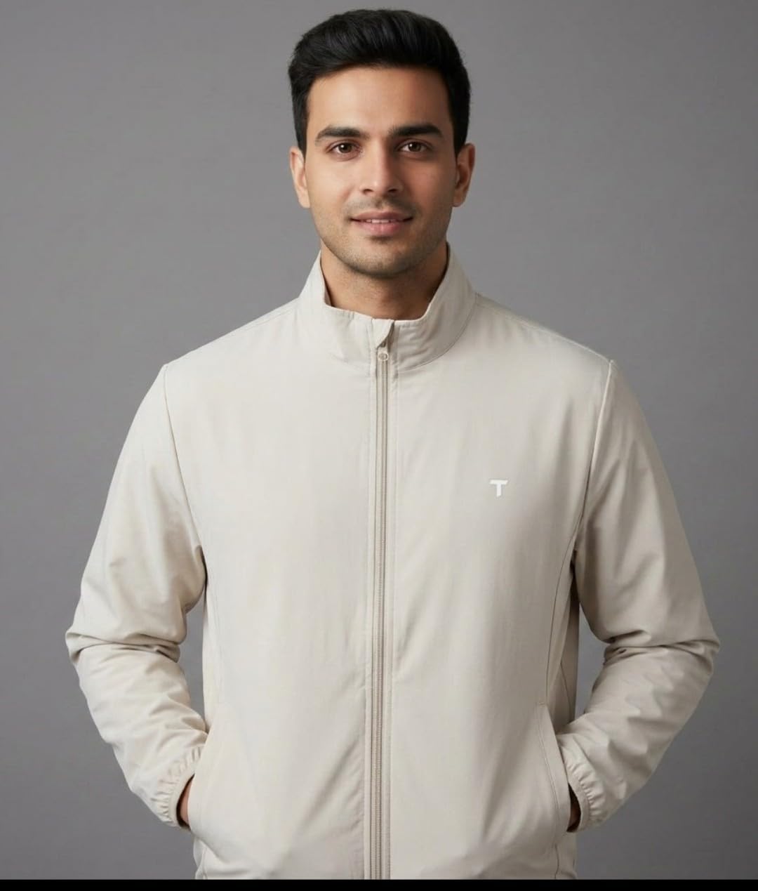 Tanso Nylon Ripstop Ultra Lightweight Jacket for Men (200 Grams, Windproof Sports Jacket, Outdoor Running Jacket, Travel & Gym Wear, Durable Activewear Shell for Men) (Trail Beige)-image-38