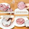 Hamburger Press Patty Maker, Burger Press Patty Maker 3.7 304 Stainless Steel with Color Box