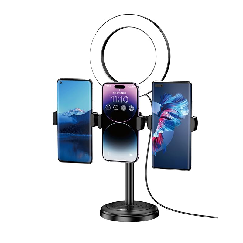 Supporto A Collo D'Oca Per Treppiede Sopra La Testa – Braccio Regolabile 115 Cm Per IPhone, Webcam E Luce Ad Anello, Con Morsetto Da Scrivania