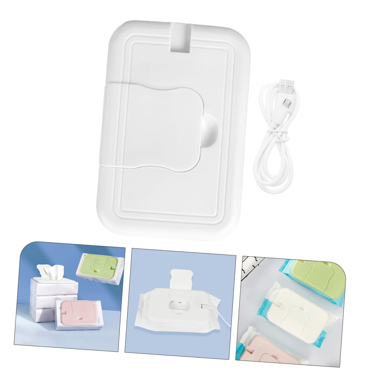 Wet Wipes Warmer Portable Tissue Dispenser Case Energy-Saving for Car Travel