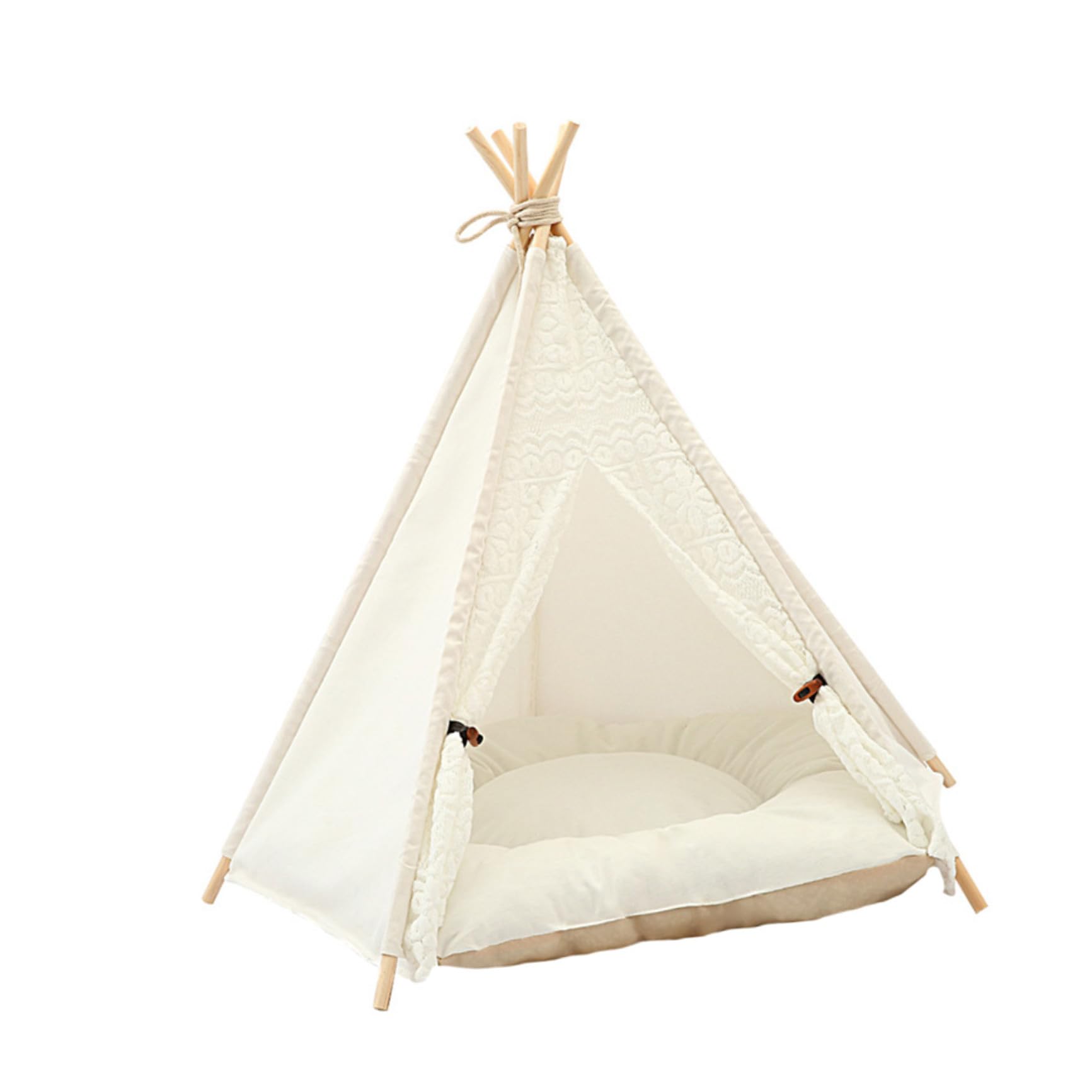 Maison pliable pour intérieur chat et lit triangle résistant