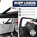 Ruff Liners Medium Back Seat Extender for Dogs, Gray – As Seen on Shark Tank – Hard Bottom Platform for Cars, SUVs & Mid-Size Trucks, 400lb Support, Waterproof – Rigid Back Seat Cover for Dogs